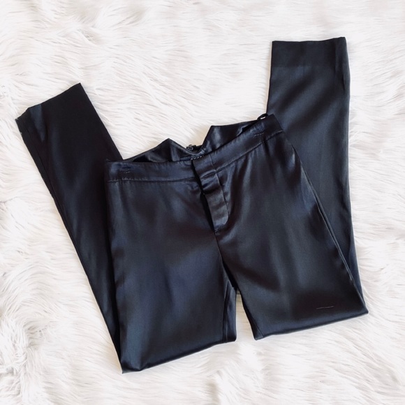 Gucci Pants - Gucci Black Silk Tuxedo Pants